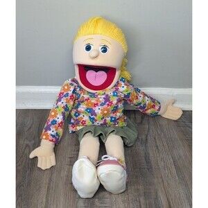 Silly Puppets 25" Kimmie Full Body Girl Doll Ventriloquist Style *READ
